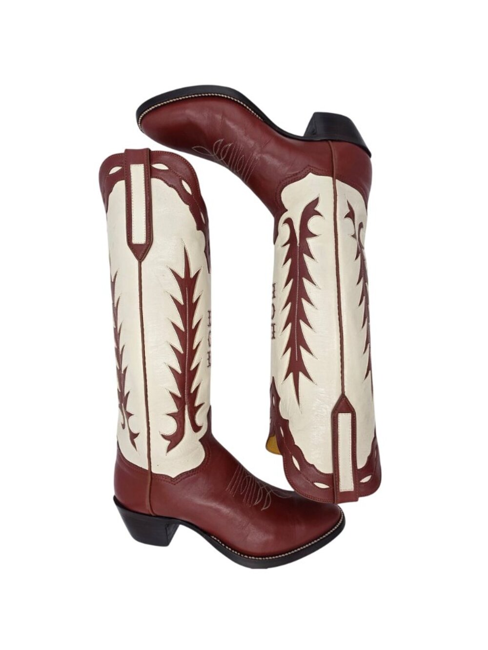 New Custom Mario Garcia Womens 11AA Brown Tall Cowgirl Cowboy Western Boot USA - Picture 9 of 16